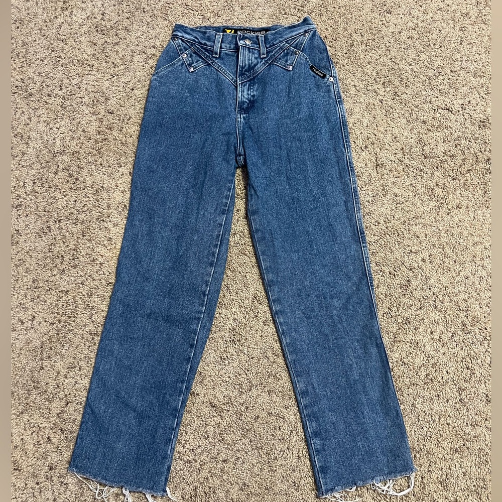 Rockies Women's Straight Leg Blue Jeans